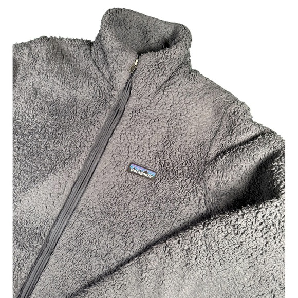 Patagonia Fuzzy Fleece Jacket Women's Gray Full Zip Lightweight Size Medium - Picture 1 of 6
